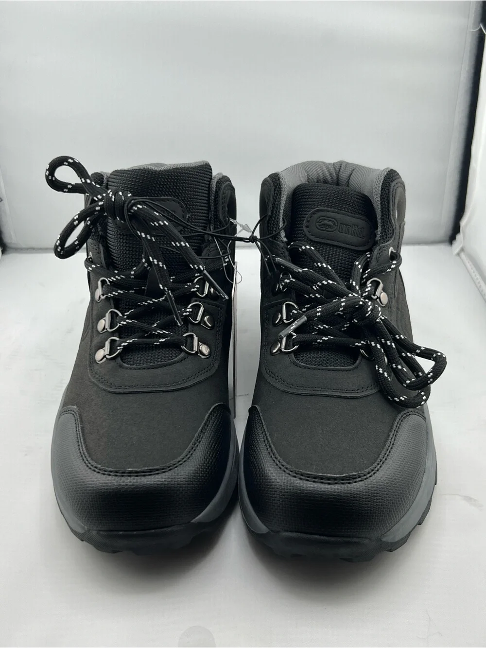 Ecko Unltd Joseph Black Grey High Top Hiking Boots Sneakers Men’s Size 7 NWT